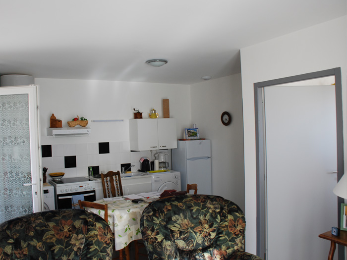 Séjour aménagé Logement D